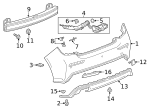 11515767 - Body: Impact Bar Bolt for GM Image