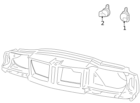 Horn for 2002 Volvo C70 #0