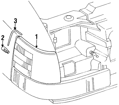 Side Marker Lamps for 1995 Jeep Grand Cherokee #0