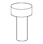 PAF008438 - Cooling System: Shroud Bolt for Porsche: 718 Boxster, 718 Cayman, 718 Spyder, 911, Cayman, Panamera Image