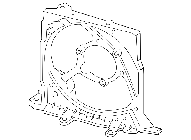Fan Shroud - Porsche (9P1-121-384-A)