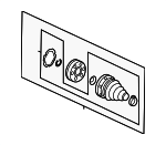 5C0498103A - Suspension: Inner Joint Assembly for Volkswagen Image