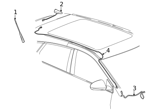Antenna & Radio for 2012 Cadillac SRX #0