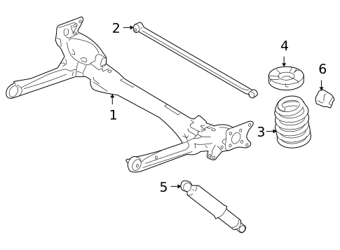 Suspension, Springs & Related Components for 2005 Mercury Monterey #0