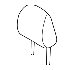 7194052D81C2 - Body: Headrest, Outer for Toyota: Prius C Image