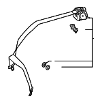 20586069008U14 - Electrical: Seat Belt Assembly for Mercedes-Benz Image