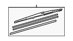 852420E040 - Body: Wiper Blade for Lexus: RX350, RX450h Image