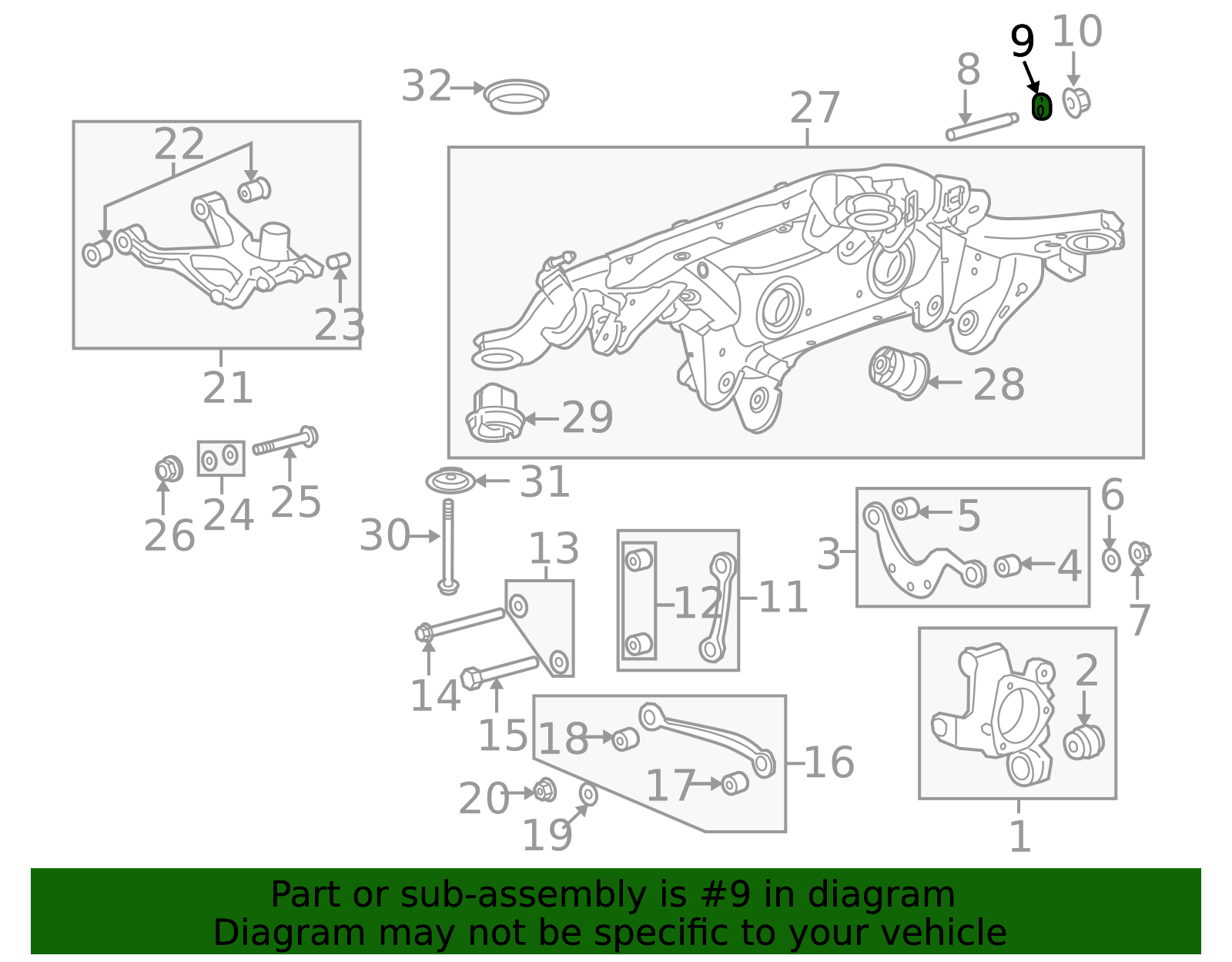 2008-2017 GM Rear Suspension Link Adjust Cam 11561149 | OEM Parts Online