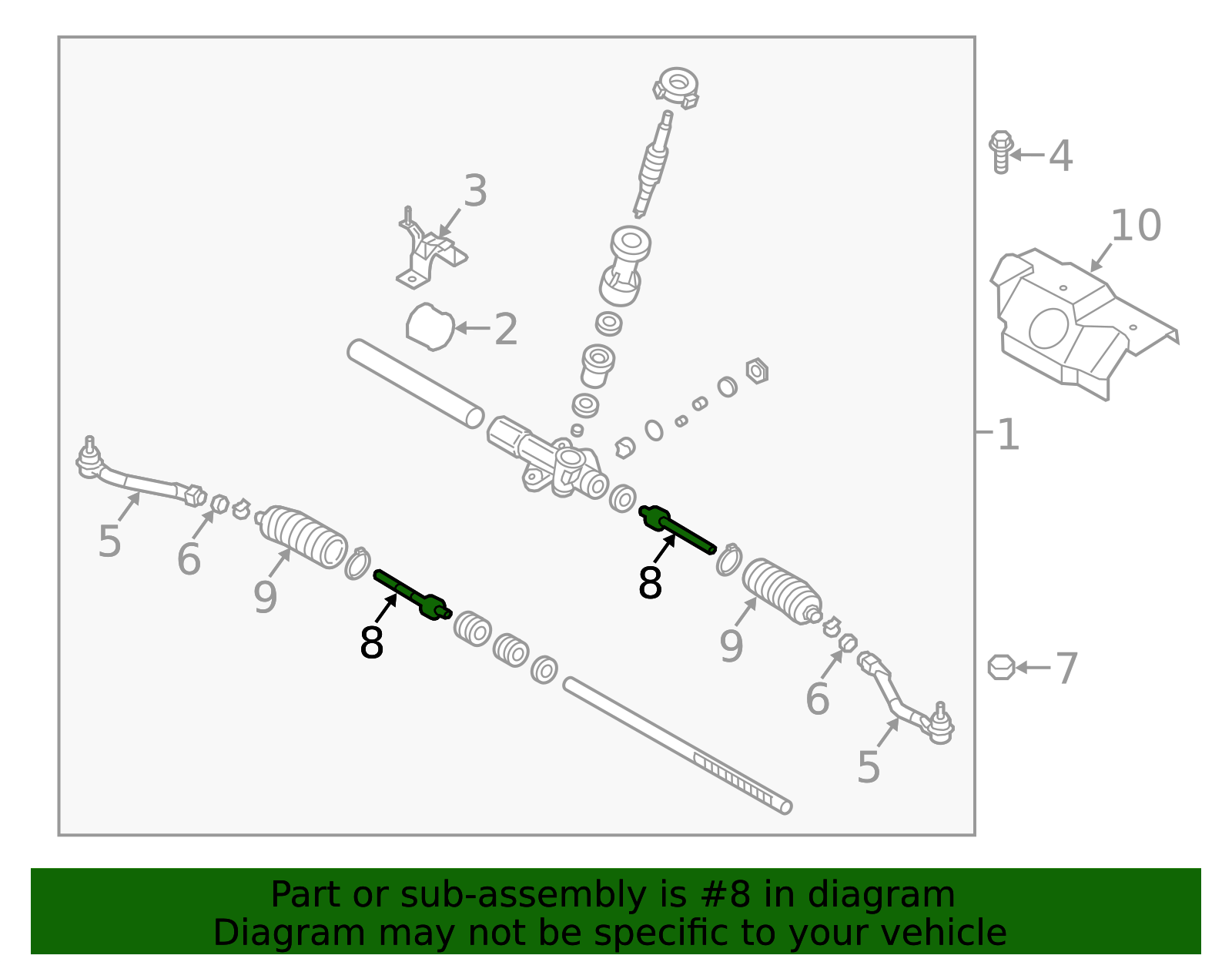 57724-4Z000 - Inner Tie Rod Kia.Parts Store
