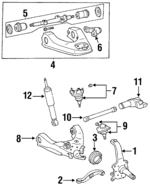 4333039265 - : Lower Ball Joint for Toyota: 4Runner, Land Cruiser, Pickup Image
