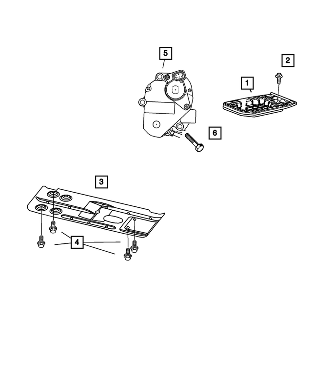 6507342AA - Transfer Case Model 273 [DH3]: Screw for Mopar Image