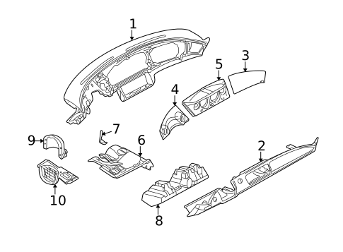 Instrument Panel for 2002 BMW Z8 #0