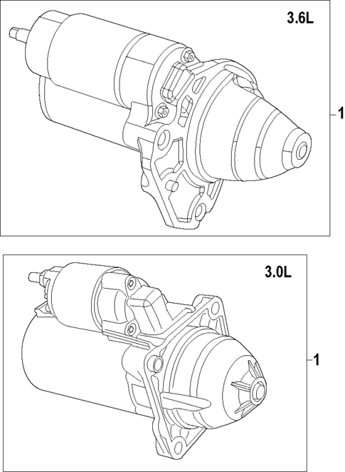 Starter for 2022 Ram ProMaster 3500 #1