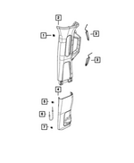 68352833AA - Interior Trim: Trim Panel Retainer for Mopar Image