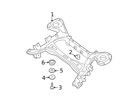 Suspension Mounting for 2009 Nissan Pathfinder #0