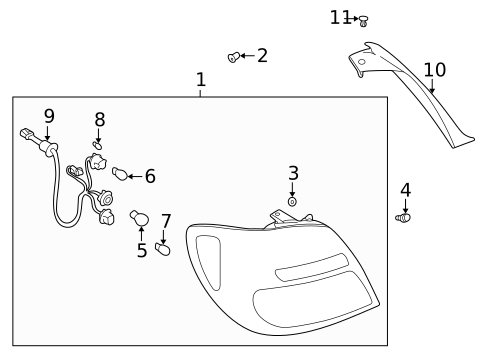 Combination Lamps for 2003 Subaru Impreza #0