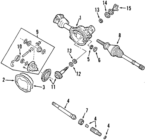 Differential for 1999 Ford Ranger #0