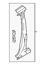 DM5Z5824300A - Body: Center Pillar Reinforced for Ford: C-Max Image