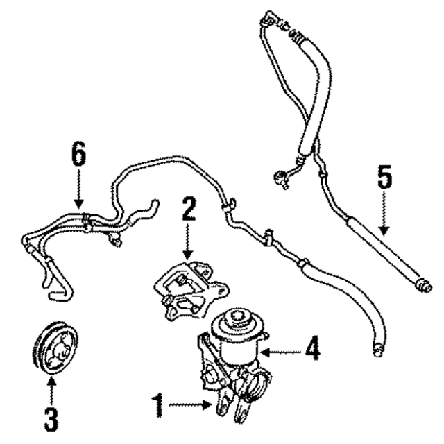 4434832030 - : Return Hose for Toyota Image