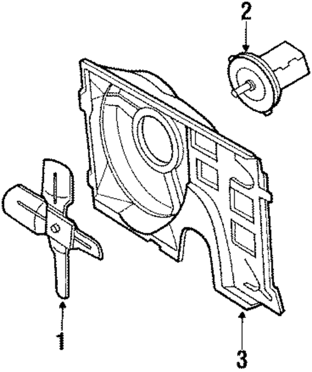 E4FZ8600B - Cooling System: Fan Blade for Ford Image