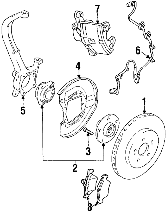 MR455004 - : Hub Assembly for Mitsubishi Image