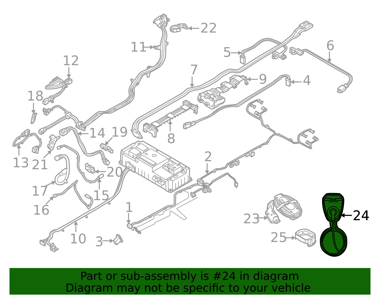 2020-2023 Mini Cooper Battery Charging Cable 61-90-5-A1E-1C3 | Mini ...