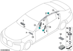 72129873152 - : Airbag Ramp C-Pillar Right for BMW Image