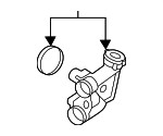 17228678822 - Cooling System: Thermostat for BMW Image