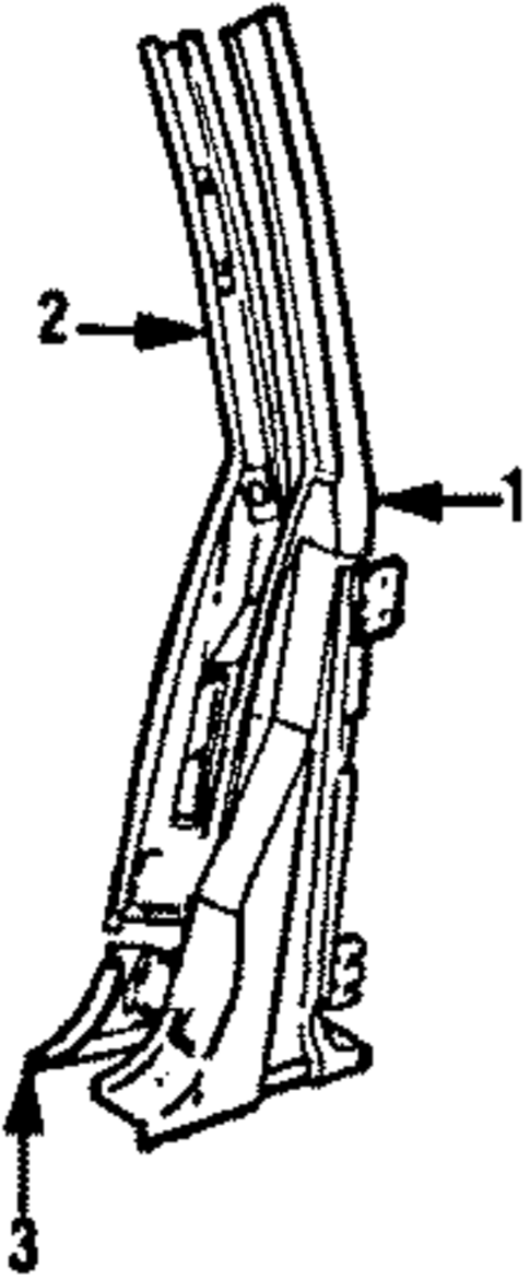 Center Pillar for 1990 BMW M3 #0