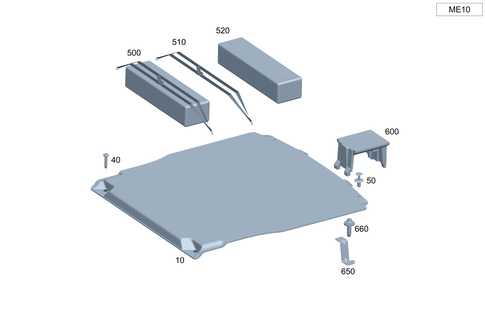 Load Compartment Floor for 2025 Mercedes-Benz C63 AMG S E Performance #0