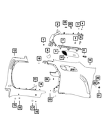 7EG91PD2AA - Interior Trim: Headliner Molding for Mopar Image image