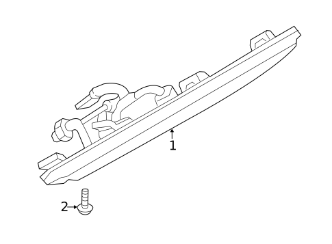 High Mounted Stop Lamp for 2019 Mazda CX-5 #0