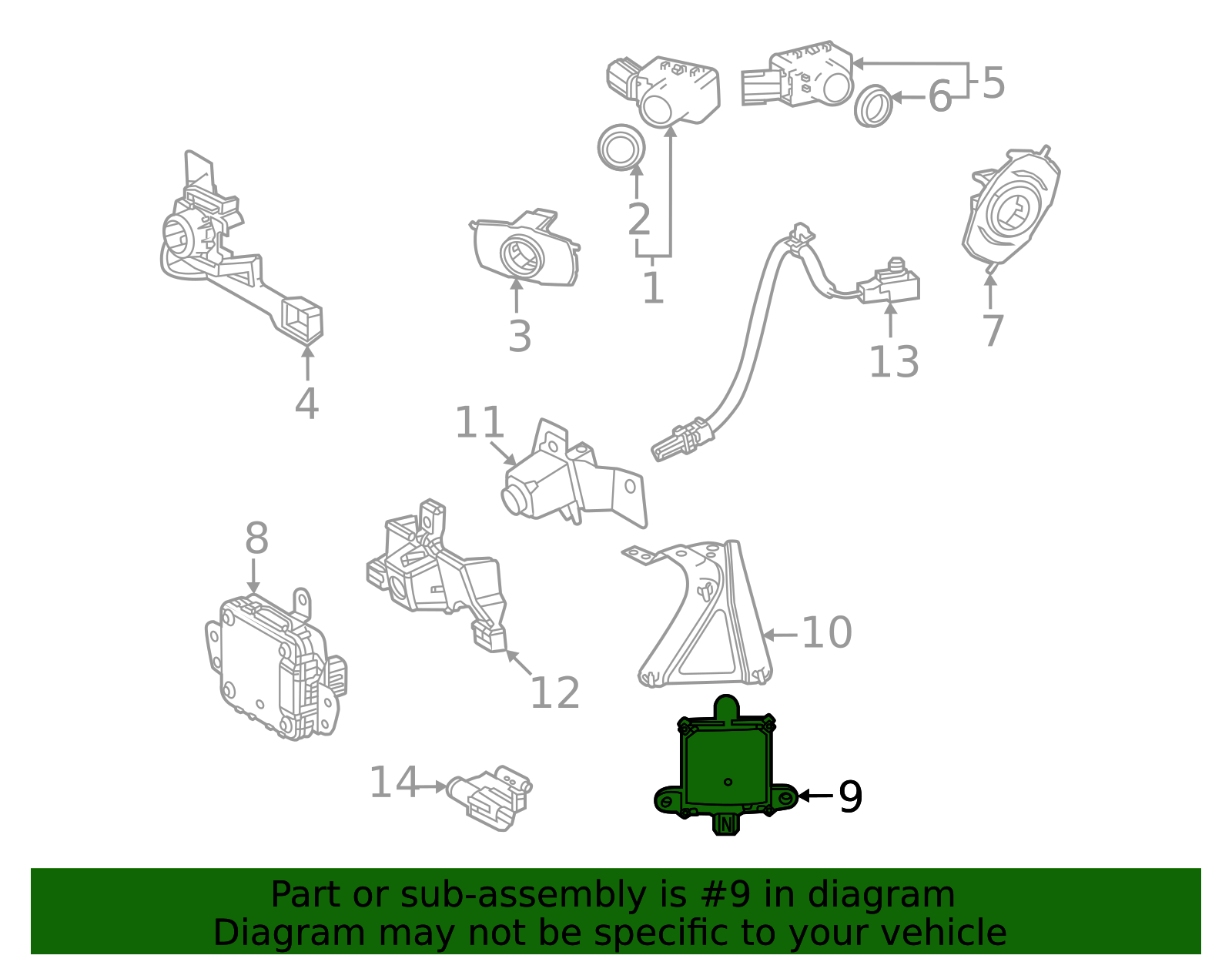 2025 Lexus Radar Sensor 882B1-F6020 | OEM Parts Online
