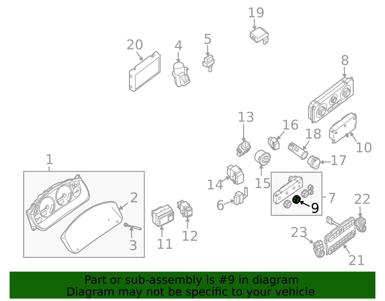 2005-2007 Nissan Knob 27560-EA000 | OEM Parts Online