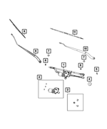 68028559AA - Electrical: Wiper Frame Grommet for Mopar Image