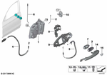 51217409581 - : Adapter Outs.Door Handle Support Left for BMW Image