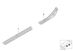 51477891988 - Retrofitting / Conversion / Accessories: Rear Right Entrance Cover for BMW Image