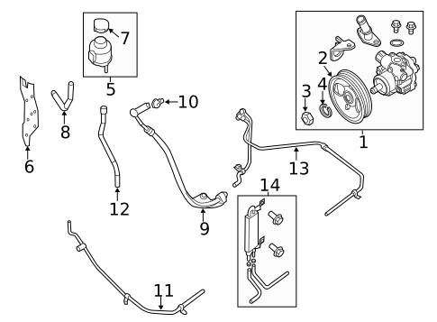 Pump & Hoses for 2015 Nissan NV2500 #0