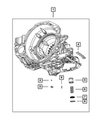 68003765AA - 4-Speed; Automatic VLP Transaxle: Transaxle Case for Mopar Image