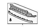71102T5RA50 - Body: Lower Grille for Honda: Fit Image