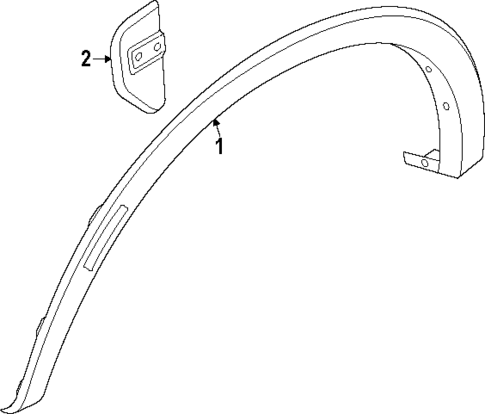 Exterior Trim - Fender for 2025 Ford Ranger #0