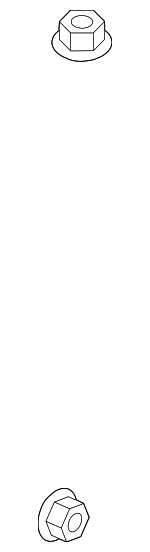 N10737001 - Body: Washer Reservoir Lock Nut for Volkswagen: Arteon, Atlas, Atlas Cross Sport, e-Golf, Golf, Golf Alltrack, Golf R, Golf SportWagen, GTI, ID.4, Jetta, Taos, Tiguan, Tiguan Limited Image