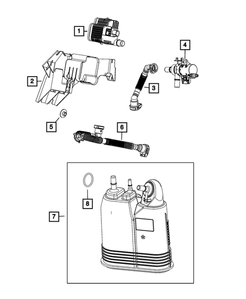 Vacuum Canister/Leak Detection Pump for 2022 Jeep Grand Cherokee #0