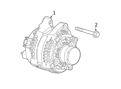 Alternator for 2017 Chevrolet Camaro #1