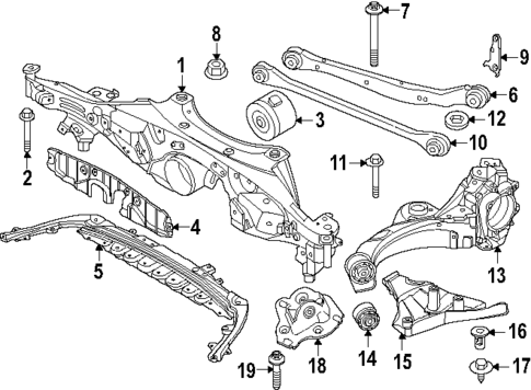 Rear Suspension for 2025 Mini Countryman #0