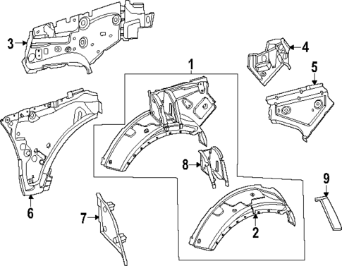 Inner Structure for 2025 Mercedes-Benz CLE300 #1