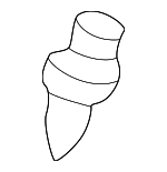 99655283300 - Body: Stop Bumper for Porsche: 911, Boxster Image