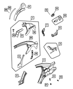 5076413AE - : Taillamp Mounting Panel, Left for Mopar Image