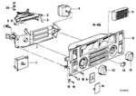 64111369614 - Heater and Air Conditioning: Base Plate for BMW Image
