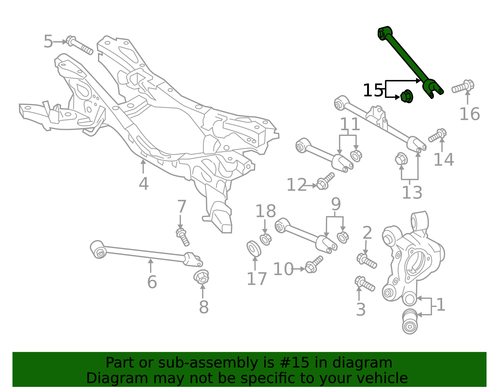 追加分 N243-28-20X - Rear Lateral Arm - 2016-2025 Mazda MX-5 Miata